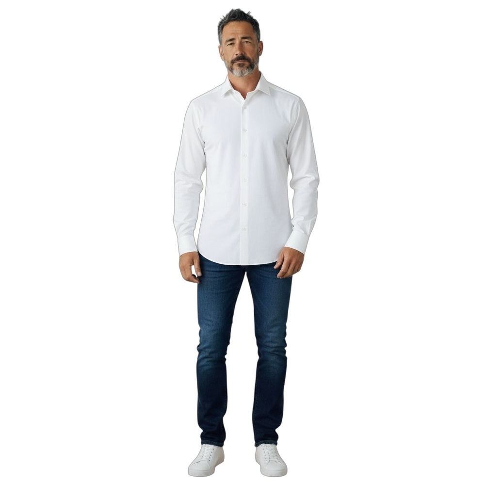 Brooks Brothers classic white American supima cotton Button-Down Shirt size 16.5